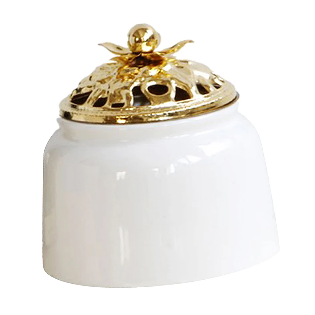 Incense Aroma Candle Burner Holder White/Black Censer Modern Home Decor