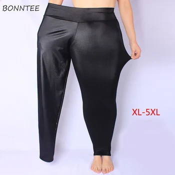 

Leggings Women High Waist All-match Trendy European Style High Elasticity Womens Leisure Large Size Spring 2020 New Chic Ladies