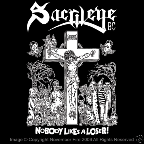Sacrilege BC неудачник старой школы металлическая рубашка в стиле панк владеет