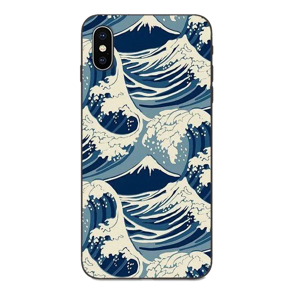 Полный волна канагава Японии для Galaxy A3 A5 A6 A6s A7 A8 A9 A10 A20E A30 A40 A50 A60 A70 A80 A90 плюс