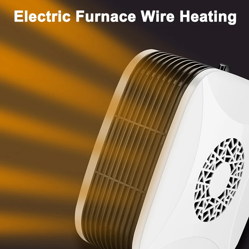 Handy Space Heater Plug-in Mini Heater Portable for Office Home Dorm Room 110-220V 700W JA55