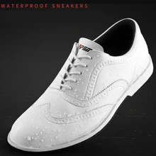 PGM Мужская водонепроницаемая обувь для гольфа Нескользящие мужские спортивные кроссовки легкие дышащие шипы для гольфа обувь