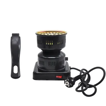 

Metal electric carbon stove hookah full set of double point charcoal stove three holes hookah accessories anti-scalding grip
