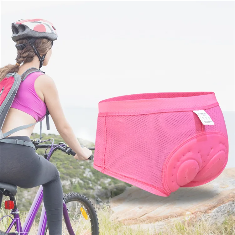 Comfortable Women Bike Bicycle Cycling Shorts Gel 3D Padded Underwear Pants 