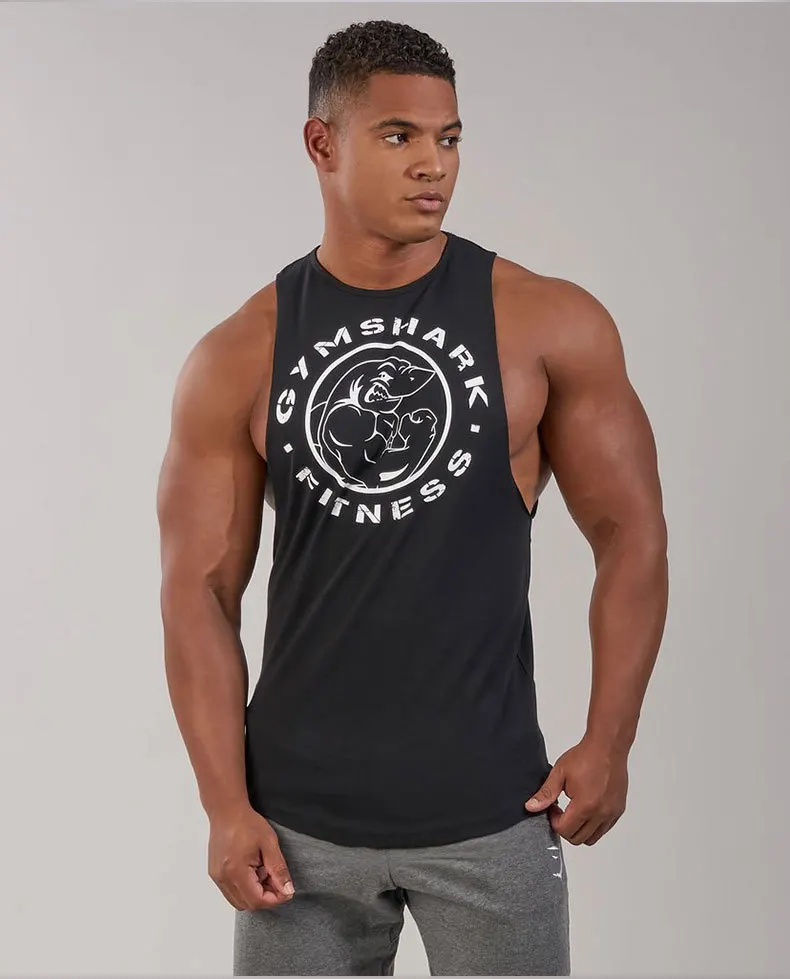 

Muscle Brother Europe And America Outdoor Fitness Vest Men Wicking Breathable Sleeveless I-shaped Vest