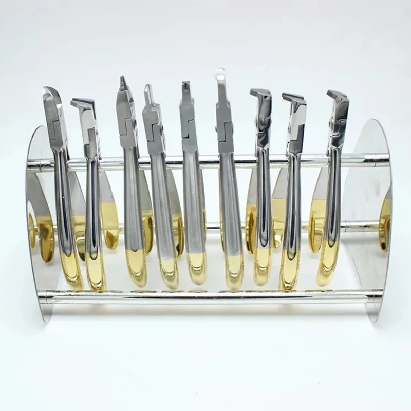 Dental Tool Stainless Steel Stand Holder for Orthodontic Pliers Forceps Scissors for Dentist Oral Tool Holder Mount On