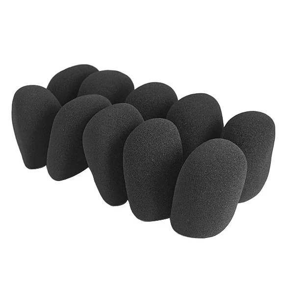 

10 Pcs/Set Microphone Grill Foam Cover Audio Mic Shield Sponge Cap Holder LSMK99