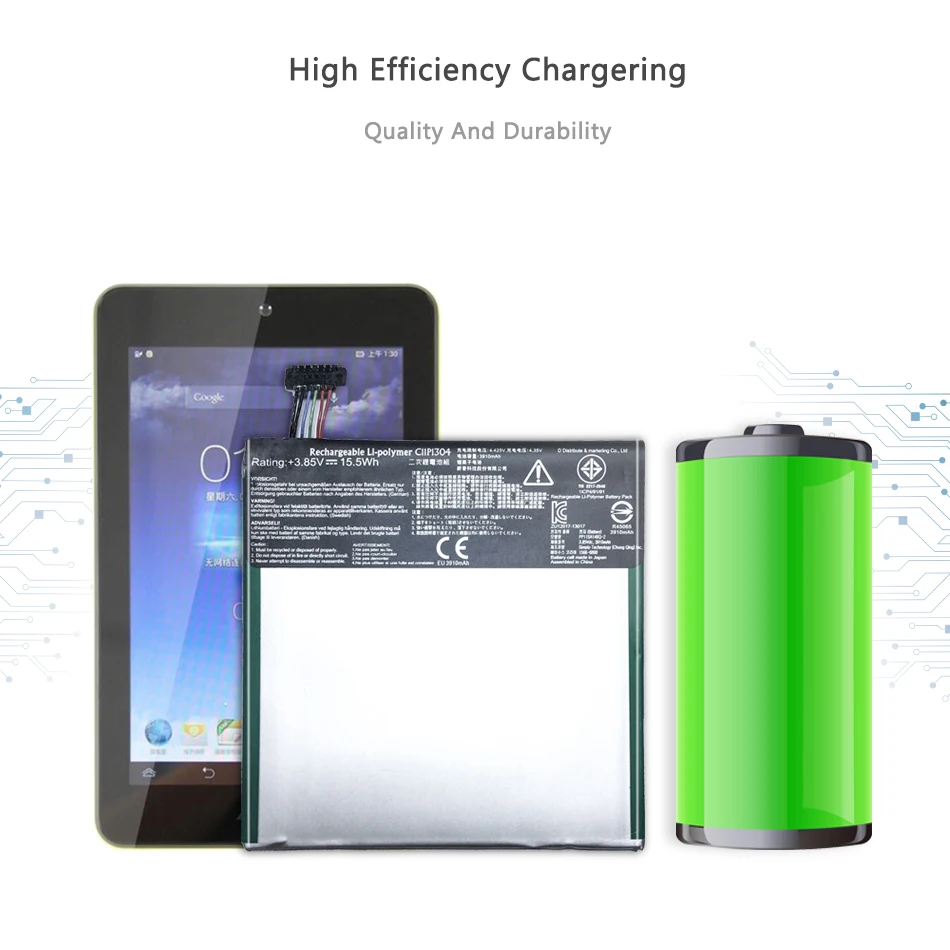3950 мАч сменный аккумулятор планшетных ПК для Asus MEMO PAD HD 7 ME173X HD7 ME173 K00B C11P1304 батарея батареи+ инструмент