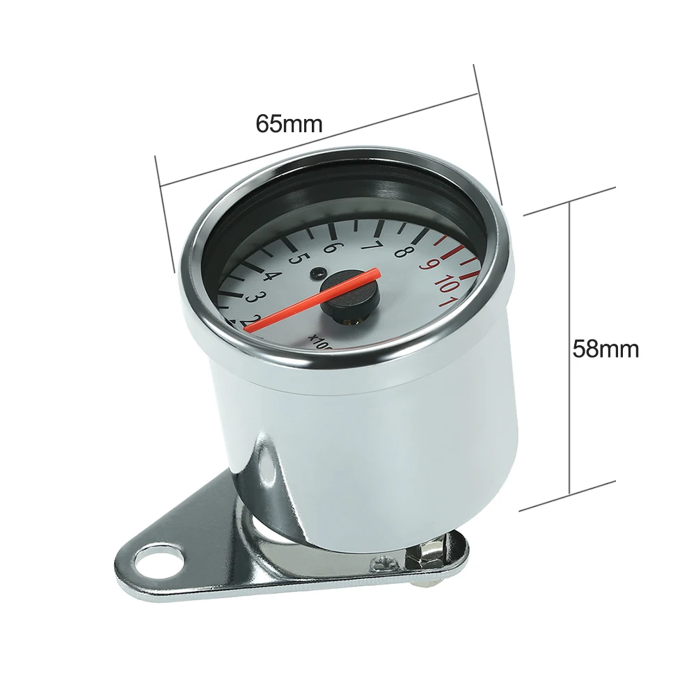 12V Универсальный мотоцикл Mechanica 13000RPM Скутер Аналоговый тахометр манометр XP