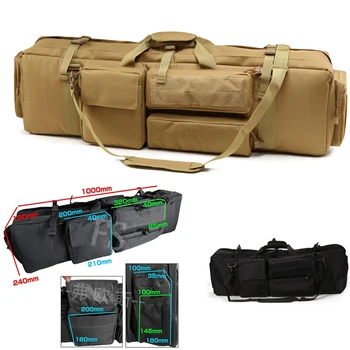 

Tactical M249 Gun Bag Airsoft Military Hunting Shooting Rifle Backpack Outdoor Gun Carrying Protection Case With Shoulder Strap