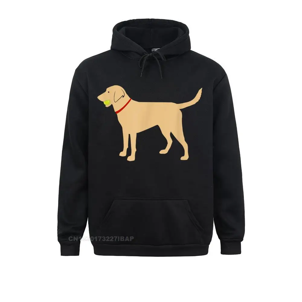 Labrador Retriever Fetch Yellow Lab Play Ball T-Shirt 2021 Popular Women's Sweatshirts Long Sleeve Hoodies Novelty Sportswears