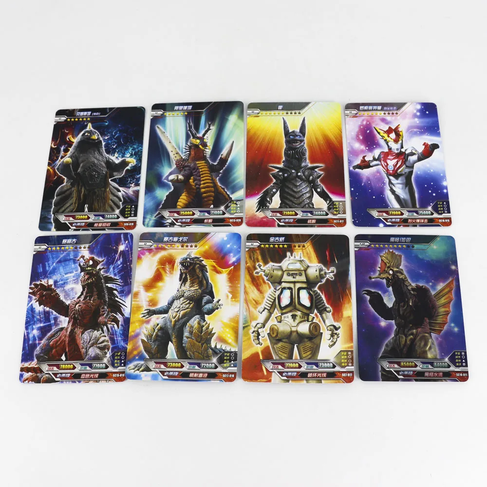 Горячие Altman высокое качество Ultraman Сияющие карты 8 144 288 флэш карты Kaiju коллекция настольные игры игрушки для детей