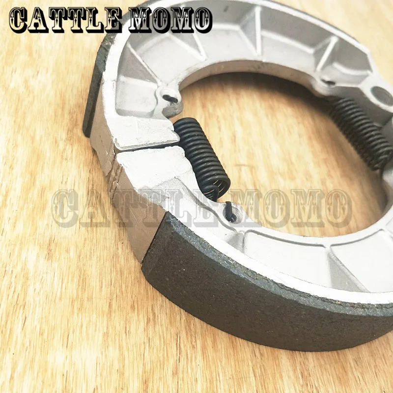 Для Honda PC800 VF750 NV400 VT400 VT750 VT1100 тени 400 750 1100 задний тормозной барабан тормозные колодки кожи в байкерском стиле