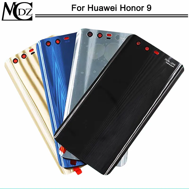 Чехол для Honor 9, задняя крышка для Honor 9, крышка для батареи, Задняя стеклянная панель, чехол для корпуса