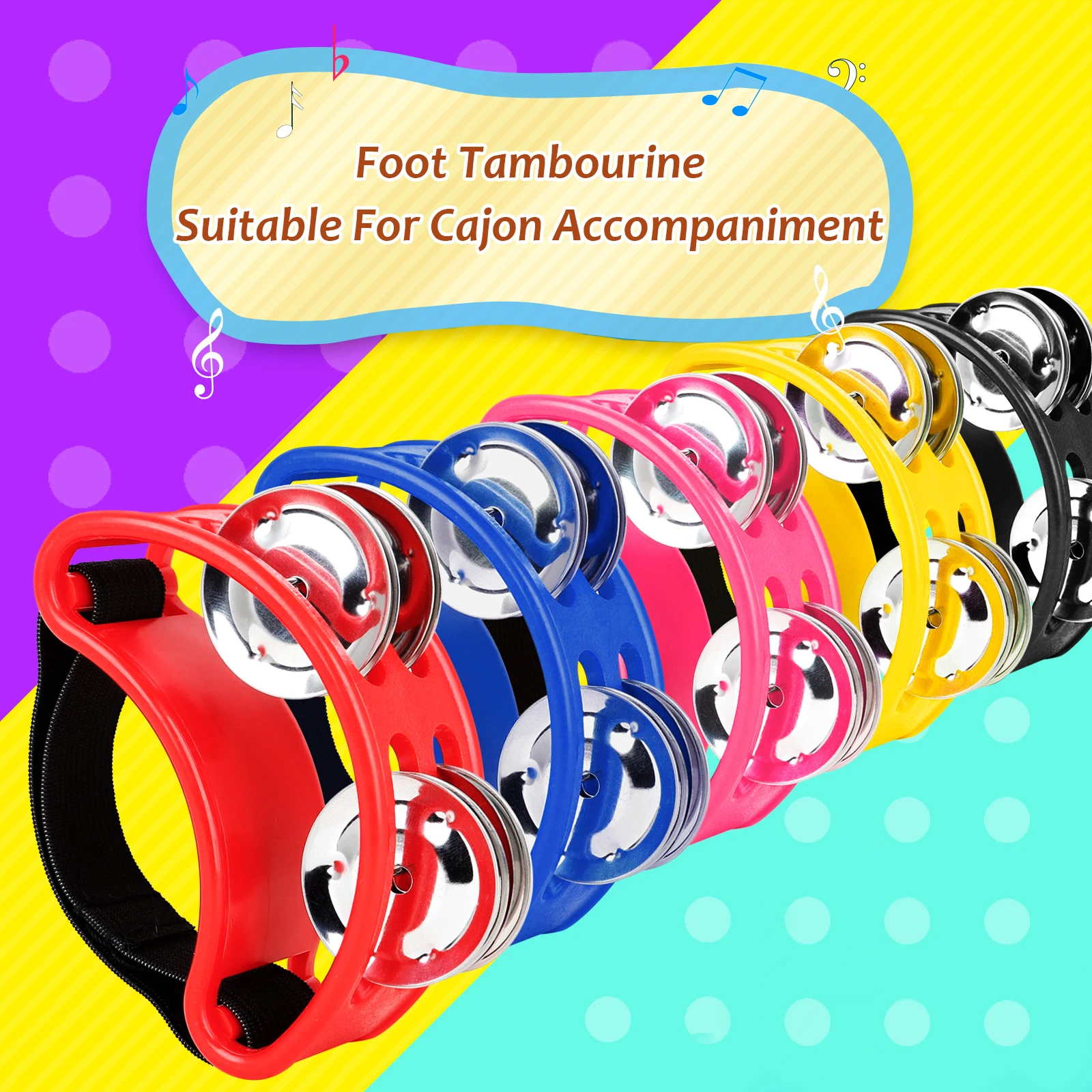 Cajon foot sale tambourine