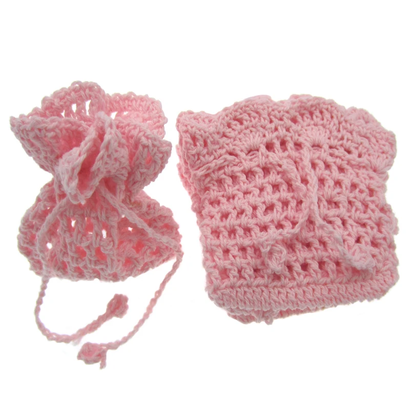 ; 12 миниатюрных крючком плетеная корзина для подарков для будущей матери для крещения ребенка для вечерние крещение украшения 65x75 мм