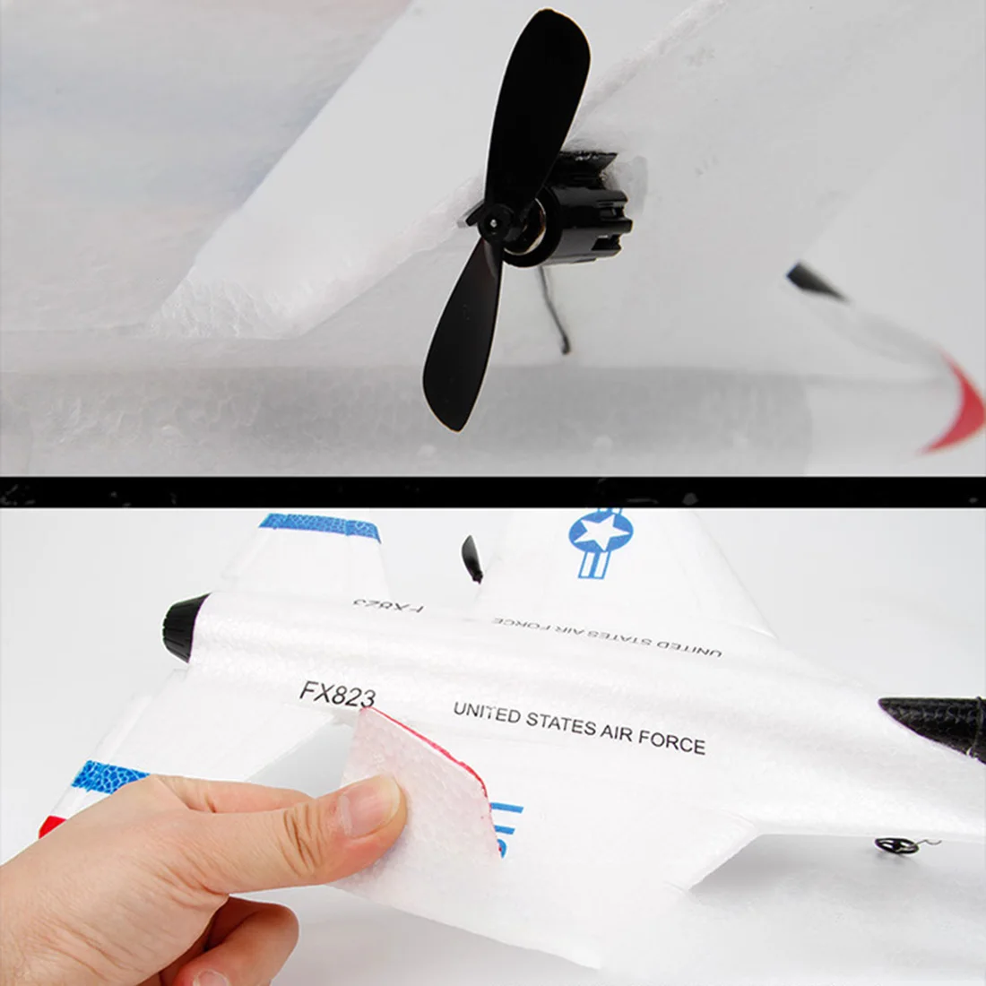 HOBBYINRC SU35 2,4G RC EPP планер из пеноматериала крыло самолет игрушка боец для детей-камуфляж