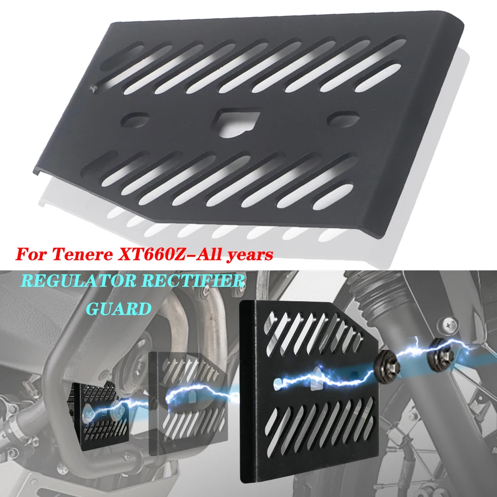 Deflettore Del Bordo Della Maschera Di Protezione Della Protezione Della Protezione Del Raddrizzatore Del Regolatore Del Motociclo Per Yamaha Tenere X