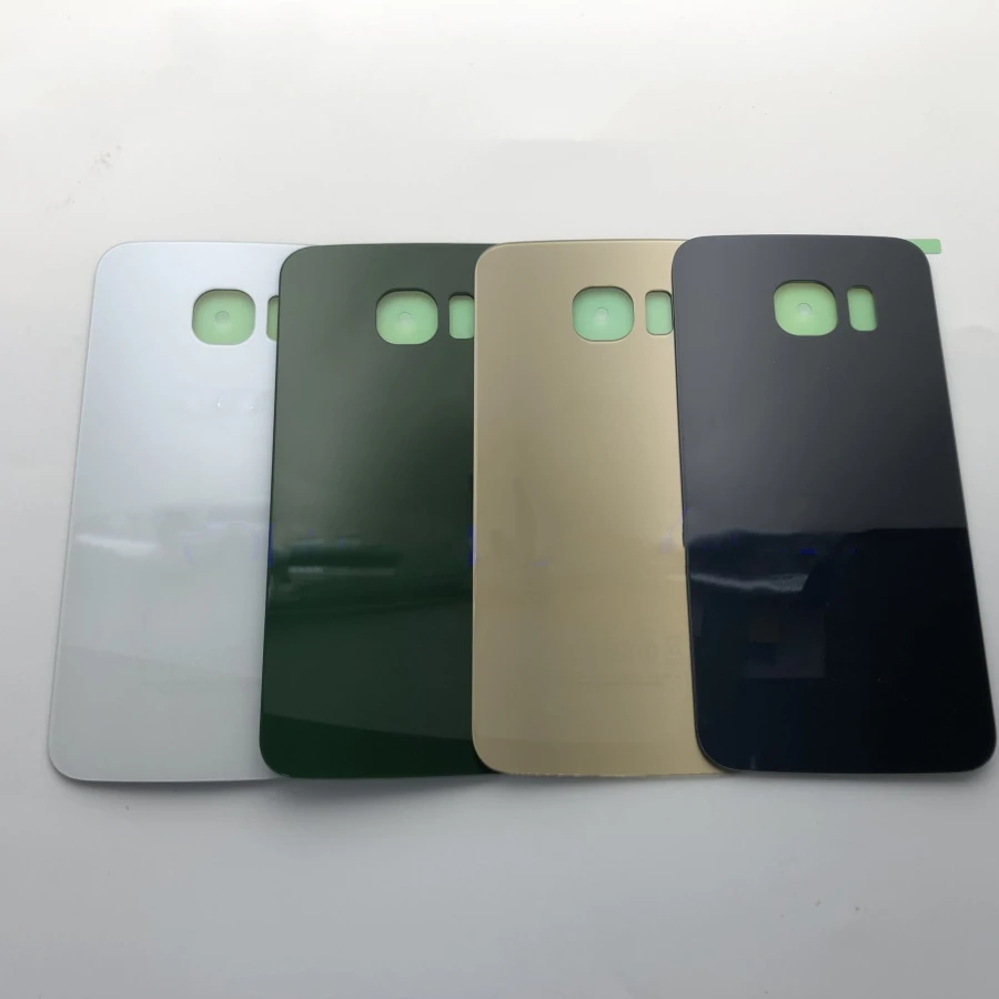 Для Samsung Galaxy S6 edge G925 задняя крышка корпуса батареи дверь стекло с наклейкой для |