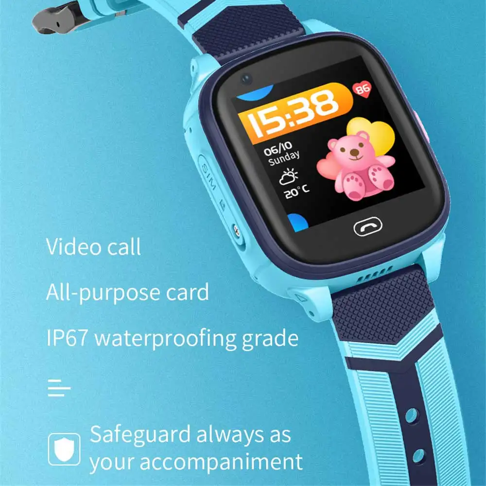 A60 4G Детские умные часы, детские часы с Wi-Fi, фитнес-браслет, часы с gps подключением, IP67, водонепроницаемые детские gps умные часы vs A36E