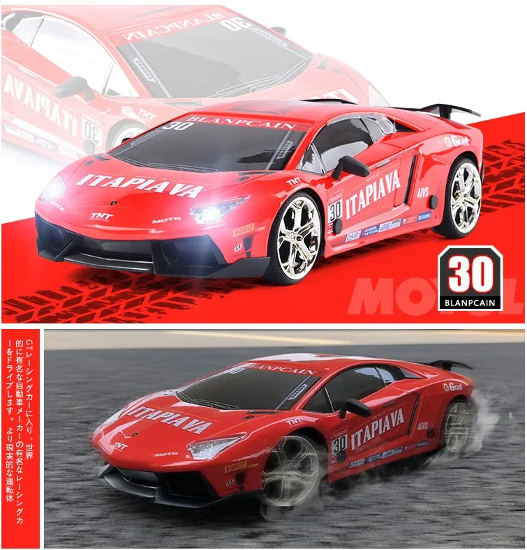 Carro de Alta Drift Racing Velocidade km - h 4wd 2.4 Ghz Controle Remoto Veículo Metal Carro Brinquedos rc 35 3 Brinquedos e hobbies