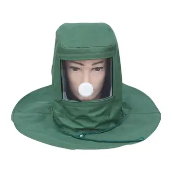 

Labor Face Mask Helmet Industrial Work Protection Mask Blasting Hood Sand Grit Shot Blaster Full Face Mask Anti Dust Safety Hat