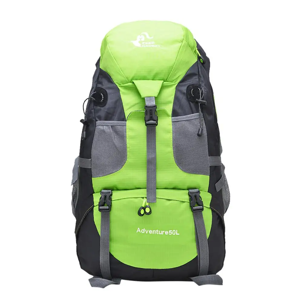 GloryStar 50л открытый походный рюкзак Велоспорт Альпинизм спортивная дорожная сумка 600D нейлоновые рюкзаки - Цвет: green