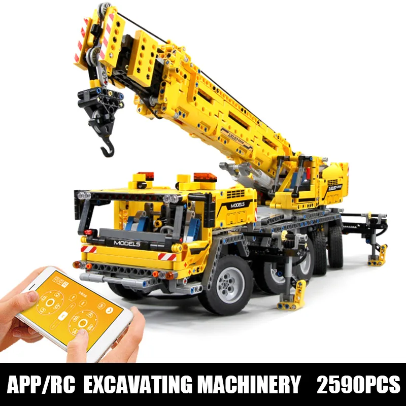 no origrinal box 20004 приложение управления Technic автомобиль совместим с 42009 мобильным краном MK II набор детские рождественские игрушки, подарки набор строительных блоков - Цвет: no origrinal box