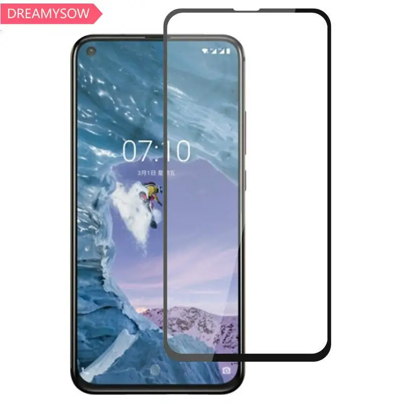 Закаленное стекло с полным покрытием для Nokia 7 2 6 4 3 защитная пленка на экран 1 5 8 Plus
