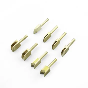 

11pcs Leather Tool Leather Thermal Electric Pressure Sealing Side Machine Sealing Tools Head Plug-in Electric Iron Head Set