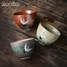 Ручная роспись кран животное чайная чашка грубая керамическая печь чайная чашка кунг-фу керамическая чашка для воды ручная работа чайная чаша посуда для напитков