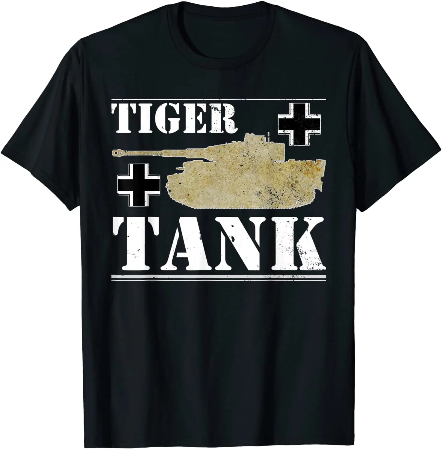 

WWII German Panzer Tiger Tank T-Shirt. Summer Cotton Short Sleeve O-Neck Mens T Shirt New S-3XL