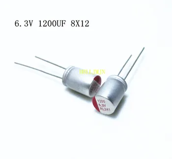 

10PCS 6.3V 1200uF 6.3v1200uf 8x12 8*12 mm Solid Aluminum Electrolytic Capacitor for Computer Mainboard Video Card/Graphics Card