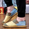 Fichames 2021 New Summer Fashion Splice Color Vulticolor Shoes Men Flat Loafers Casual Shoes 3 Colors 2