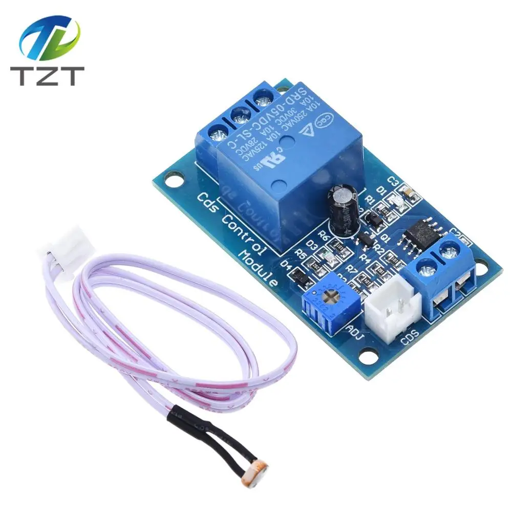 TZT XH M131 DC 5 В/12 В переключатель управления светом фоторезистор релейный модуль