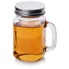 Mini Mason Jar Mug Glass Shot Glass Set with Glass Handles, Whiskey Drinking Glasses/cups 2