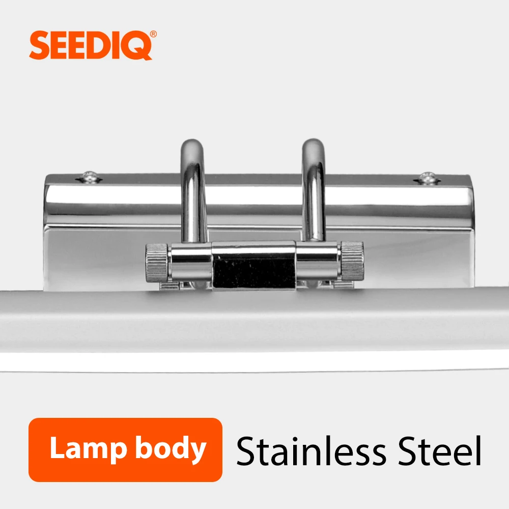  Modern Led Mirror Light Wall Lamp Bathroom 12W 42CM AC 90-265V Stainless steel Waterproof Led Wall  - 4000059674521