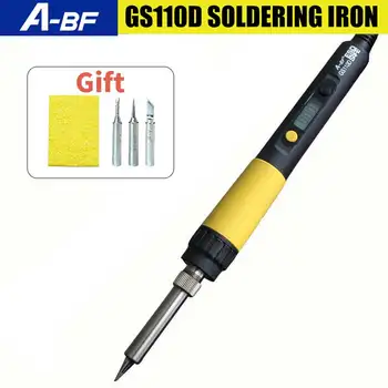

A-BF GS60D GS90D GS110D Soldering Iron LCD Display Adjustable Temperature High Quality Soldering Iron Kit with Soldering Tips