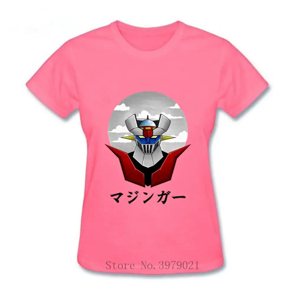 Футболка Mazinger Z с аниме женская футболка Забавные топы одежда для влюбленных