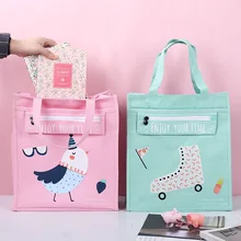 Корейская сумка А4, холщовая Большая вместительная Студенческая сумка для переноски книг, Офисная сумка, производственная сумка для проверки данных