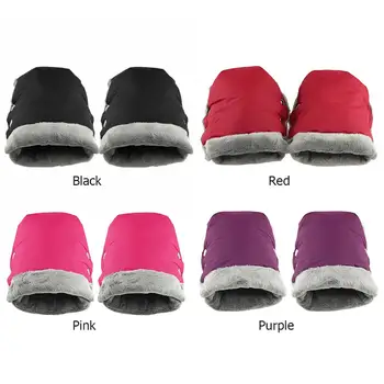 

Winter Stroller Gloves Hot Selling Simple Portable Breathable Soft Surface Pushchair Hand Muff Mitten Waterproof Pram Accessory