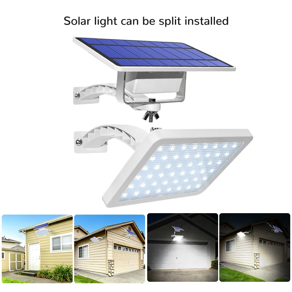 

Solar Lamp With Solar LED Panel Outdoor Waterproof Motion Sensor Wall Light Outdoor Graden Solar Panel Lights 800lm