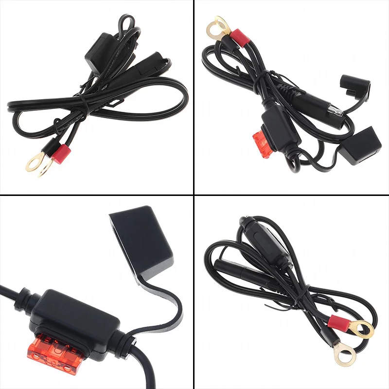 Мотоциклетный SAE Line SAE к USB зарядному устройству 0,5 м антикоррозийный соединительный кабель