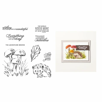 

2020 3D New Metal Cutting Dies and Scrapbooking For Paper Making Mushroom Embossing Frame Card Craft With Stamps Stampin Up Set