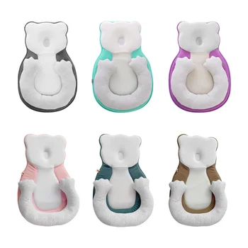 

Newborn Anti Roll Head Shaping Cushion Cartoon Baby Memory Foam Nursing Pillow Shaping Cushion Prevent Flat Head