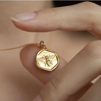 

Moana Collares Small Pendant Vivid Miniature Honey Irregular French Popular Fashion Accessories Copper Restoring Ancient Ways