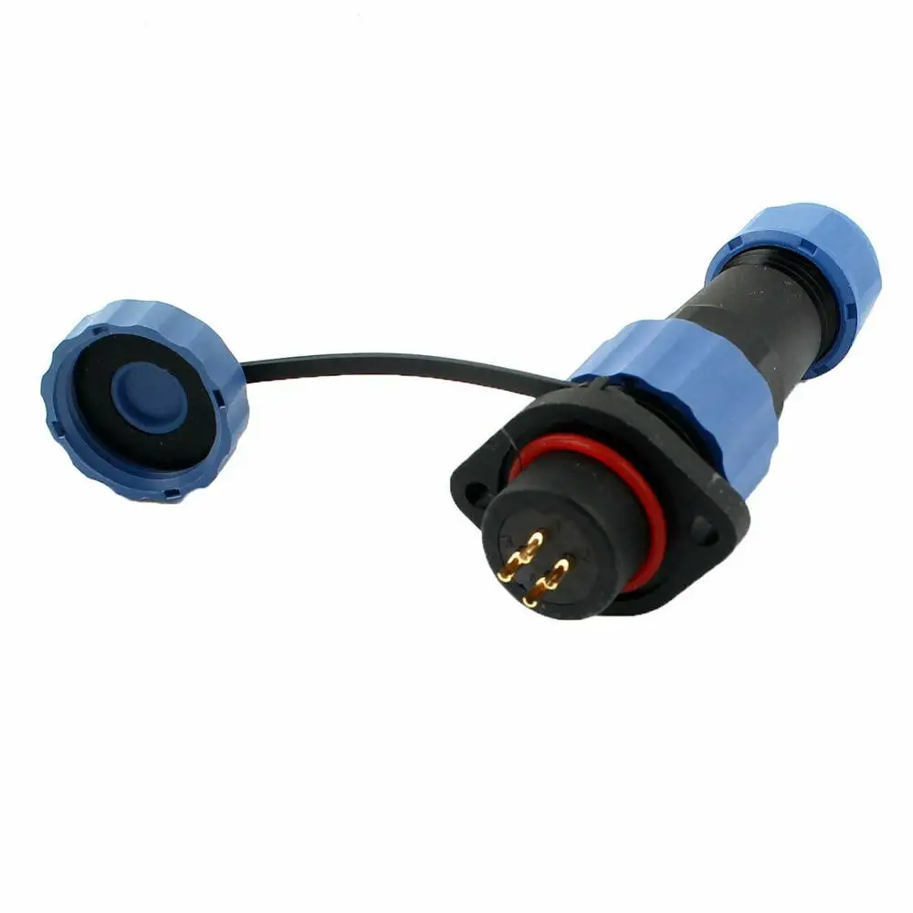 SD16 16 мм 4 Pin фланцевый Водонепроницаемый авиационный разъем IP68 | Обустройство дома