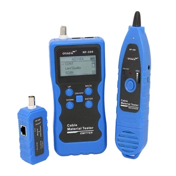 

NOYAFA NF-309 Cable Tester Material/Length Tester Wire Locator POE Tester Cable Material Tester With Lithium BatteryNOYAFA