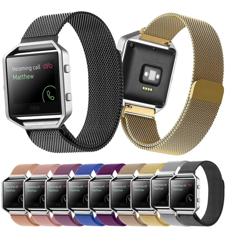 

Milanese Loop Straps For Fitbit Blaze Band Strap 23mm Stainless Steel Watch Band Bracelet For Fitbit Blaze Frame Correa Wrist