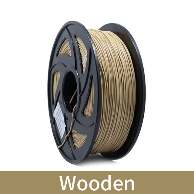 Wooden 3d принтер 1 кг 1,75 мм PLA нити печатные материалы красочные для 3d принтер Экструдер ручка Радуга пластиковые аксессуары красный серый - Цвет: Wooden